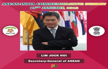 The ASEAN Secretary General Lim Jock Hoi attended the Asean-India Commemorative Summit.